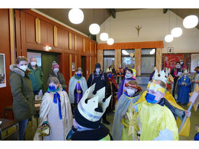 Aussendung der Sternsinger in Naumburg (Foto: Karl-Franz Thiede)